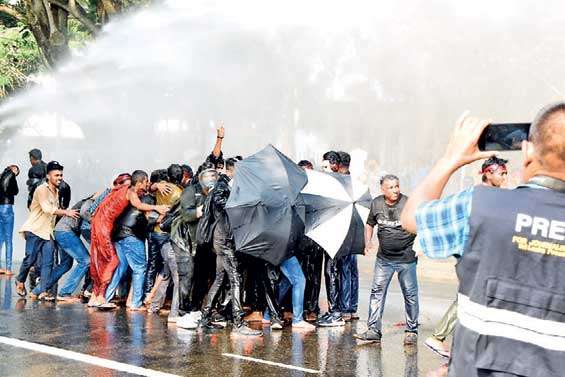 IUSF protesters tear gassed