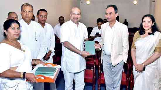 Launch of the reprint of the ancient Pali Grammar book Balawatharo