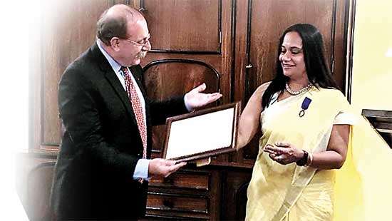 Prof. Niroshini awarded Chevalier by French Govt.