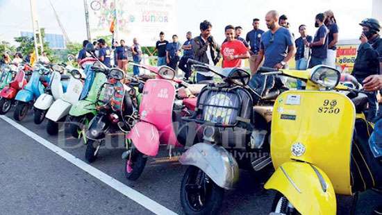 Ceylon Scooter Club holds grand annual parade