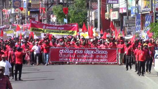 Large crowds at Anuradhapura NPP rally
