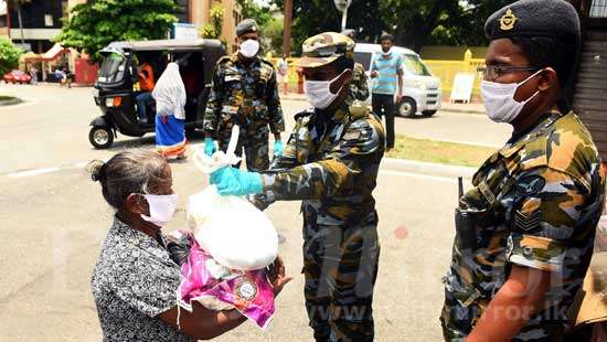 SLAF distributes essential commodities