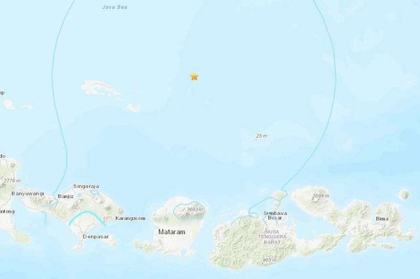 7.1-magnitude earthquake strikes Bali Sea