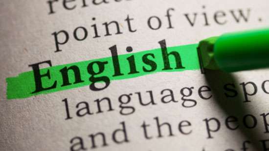 English language to be considered for conducting legal proceedings