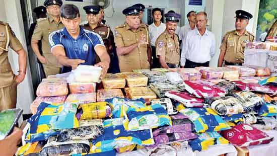 160 kilos of drugs seized