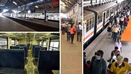 Trains with handful of commuters