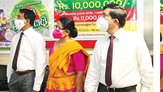 People’s Bank rewards foreign remittance draw winners