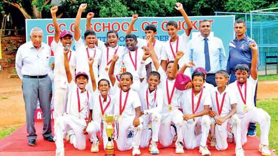 CCC School of Cricket “Maroons” win Under-12 title