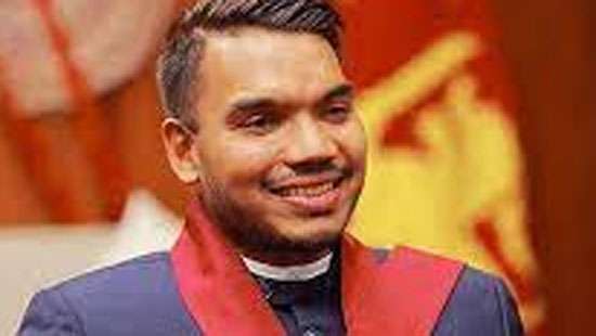 Namal has not left country, attends Parliament