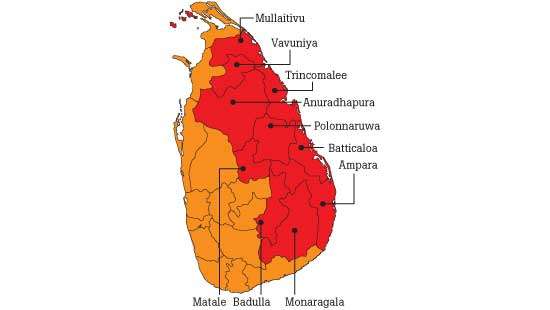 Red alert issued to 10 districts; over 100mm rainfall forecast: Met Department