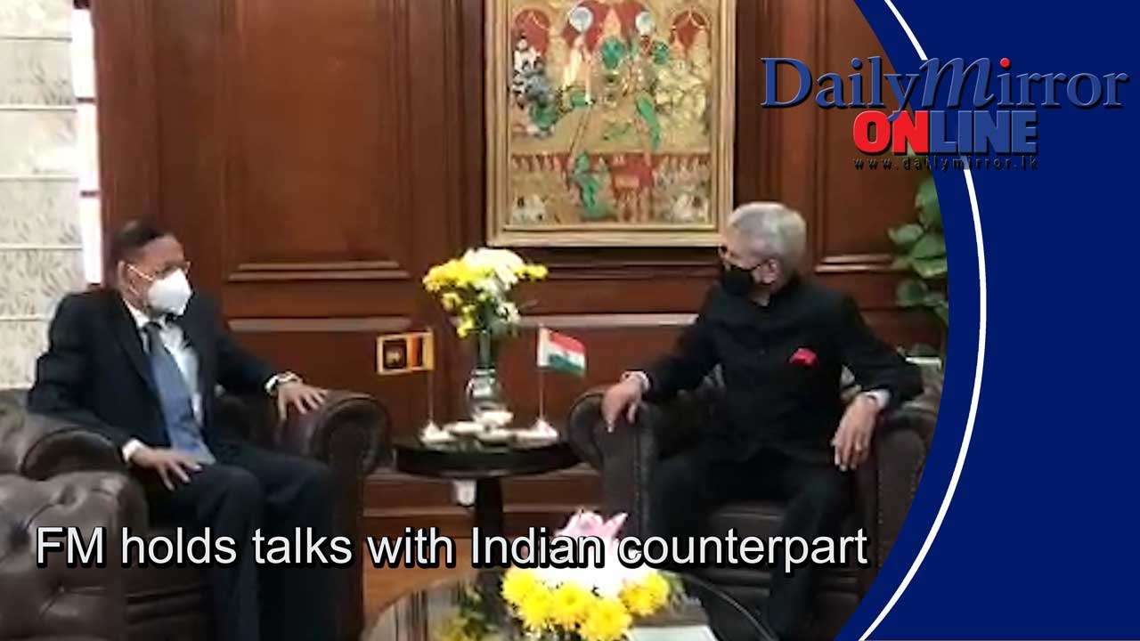 FM holds talks with Indian counterpart