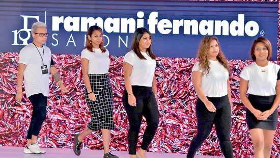 Creating the looks for CFW Ramani Fernando Salons