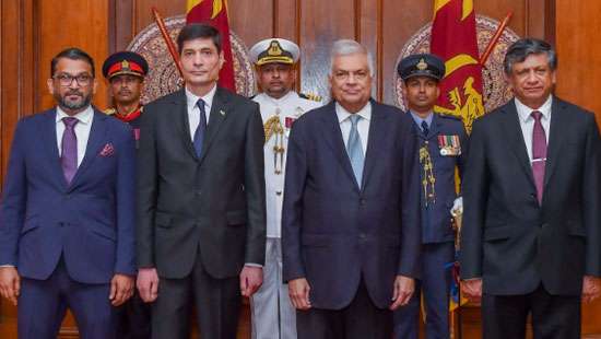 Newly appointed envoys presented letters of credence to President