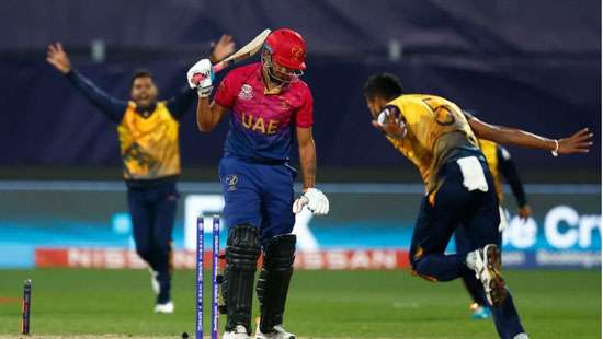 T20 World Cup: Sri Lanka win by 79 runs to eliminate UAE