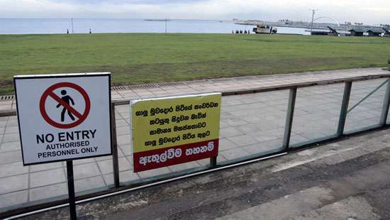 Galle Face Green closed