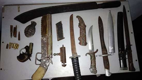Three caught with illegal firearms, ammo from Angulana