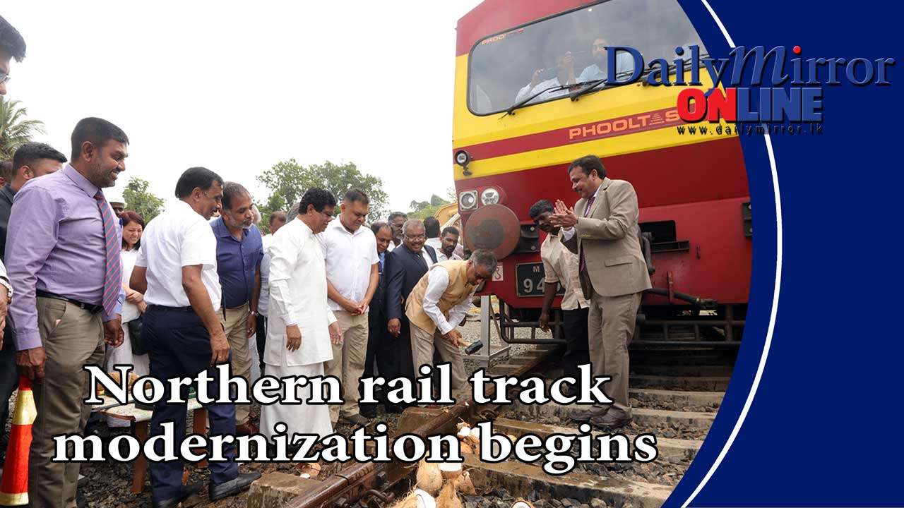 Northern rail track modernization begins