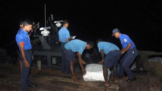 Navy recovers 1456 Kg of beedi leaves floating in the sea