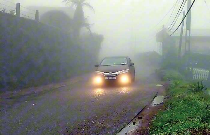 Several areas in N’Eliya affected by mist