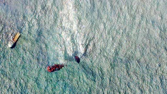 Ship operators say no confirmed reports of oil spill