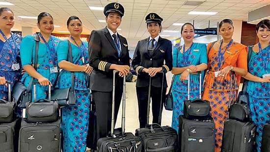 SriLankan Airlines flies high with women in command on International Women’s Day