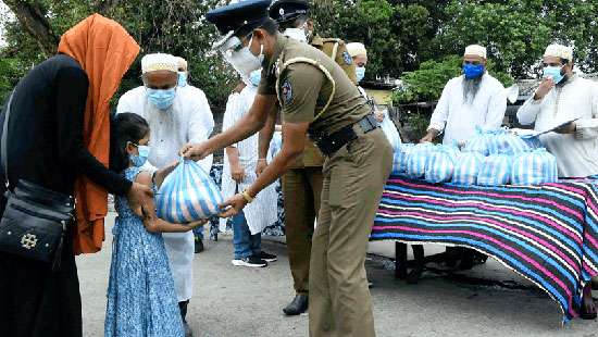 Essential food items distributed...