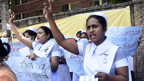 Health workers’ demo