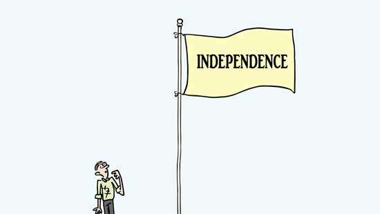 Looking beyond independence  - EDITORIAL