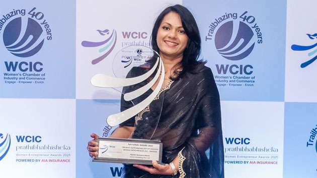 Inivos COO Ayomi Gunawardana wins national export entrepreneur award