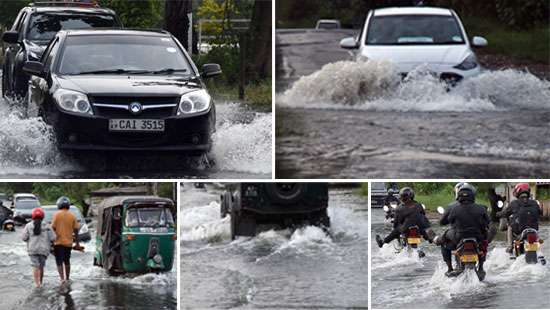 Roads inundated