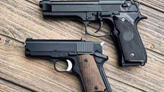 Two pistols belonged to Kawma found