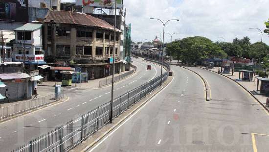 Colombo looks deserted…