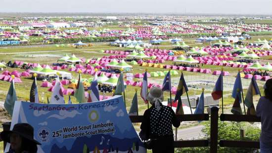 Sri Lankan Scouts evacuated from World Scout Jamboree site in Korea