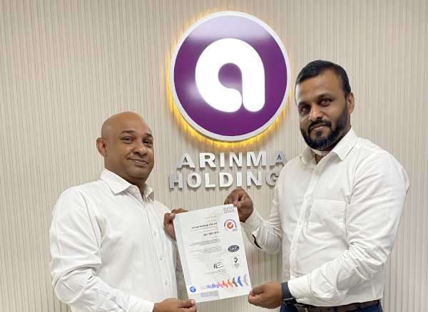 Upholding its commitment to sustainability, Arinma Holdings is ISO 14001:2015 Certified