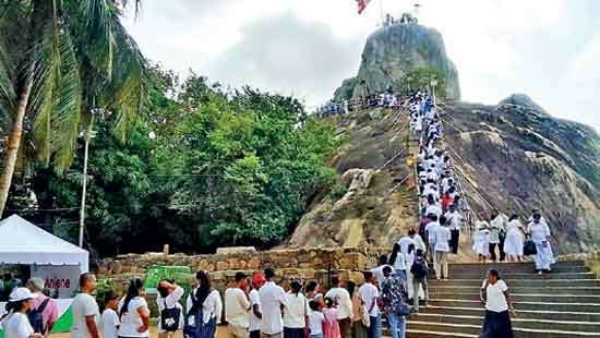 Heavy influx of pilgrims