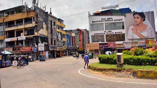 Usually bustling Pettah in slumber mode...