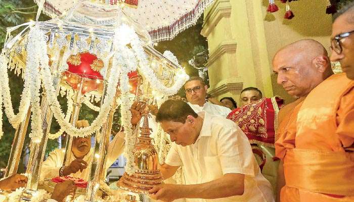 Duruthu Perahera lights up streets