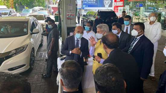 Jaishankar checks into Sri Lankan fuel