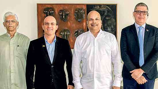 Ambassador of Israel meets Milinda Moragoda