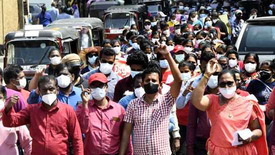 Health Professionals in protest...