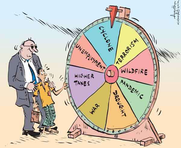 Cartoon of the Day 05-12-2025: The Wheel of Uncertainty
