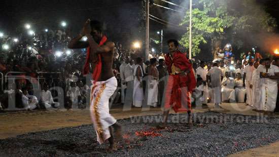 Fire walking at Kataragama