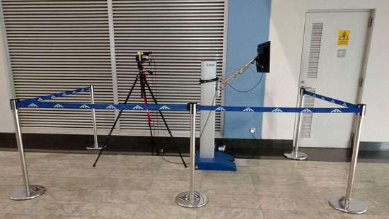 Thermal scanners at BIA to detect corona virus carriers