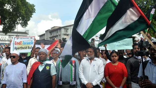 Protest against Israel’s attacks