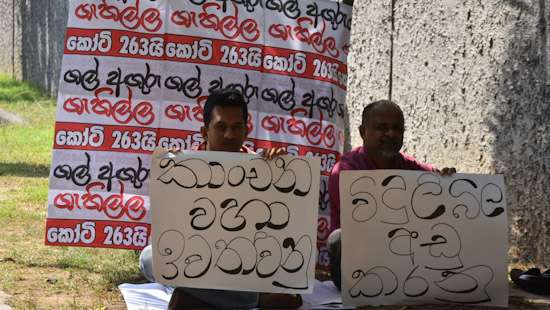 Protest against tariff increase