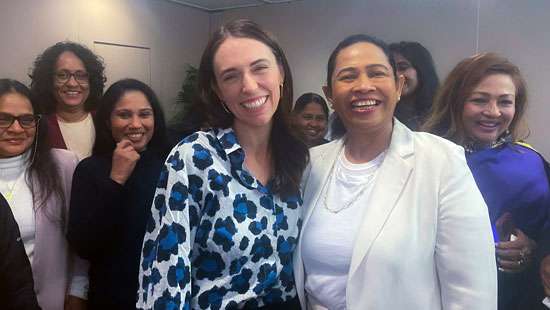 Women MPs meet former NZ Prime Minister Jacinda