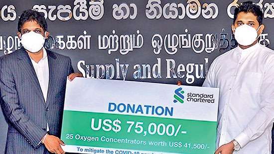 StanChart Sri Lanka donates essential medical equipment to combat pandemic