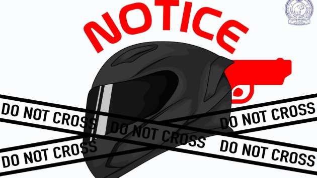 Police can search anyone wearing full-face helmets, acting suspiciously