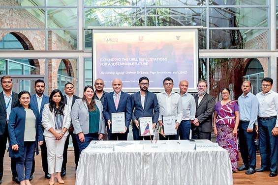 Unilever Sri Lanka partners with USAID and Vega Innovations to scale-up refillable systems