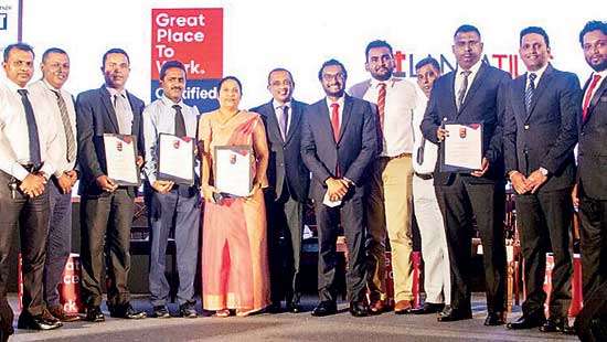 Lanka Walltiles Group recognised as a Great Place to Work